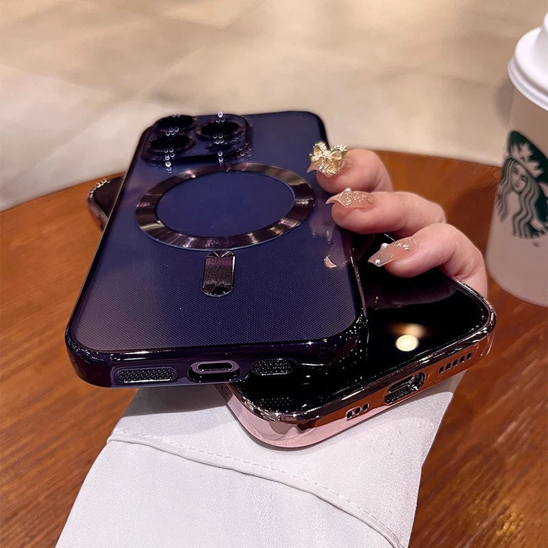 Plating Soft TPU Full Lens Protect Case For iPhone 15 14 13 12 11 Pro