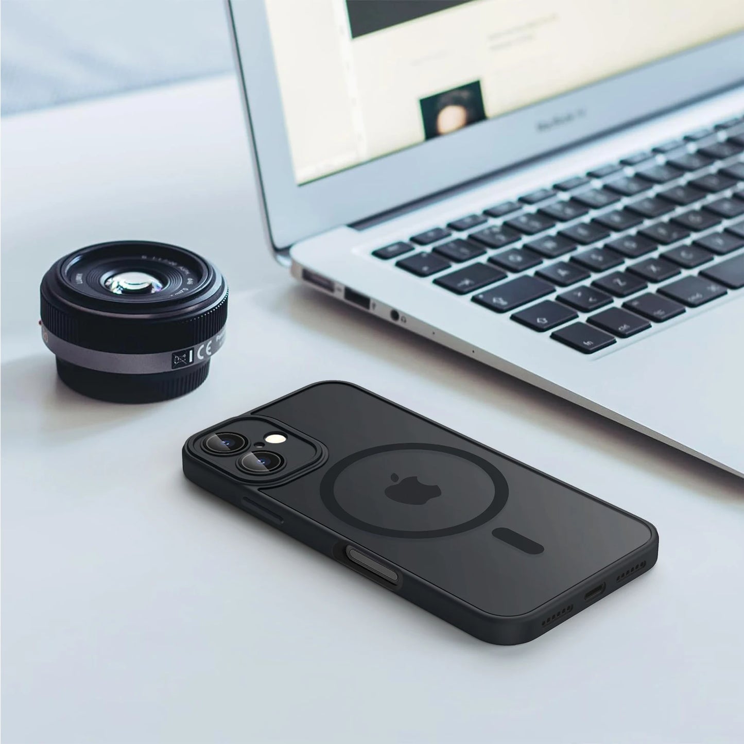 Luxury Magnetic Matte Translucent Armor Shockproof Case For iPhone 11