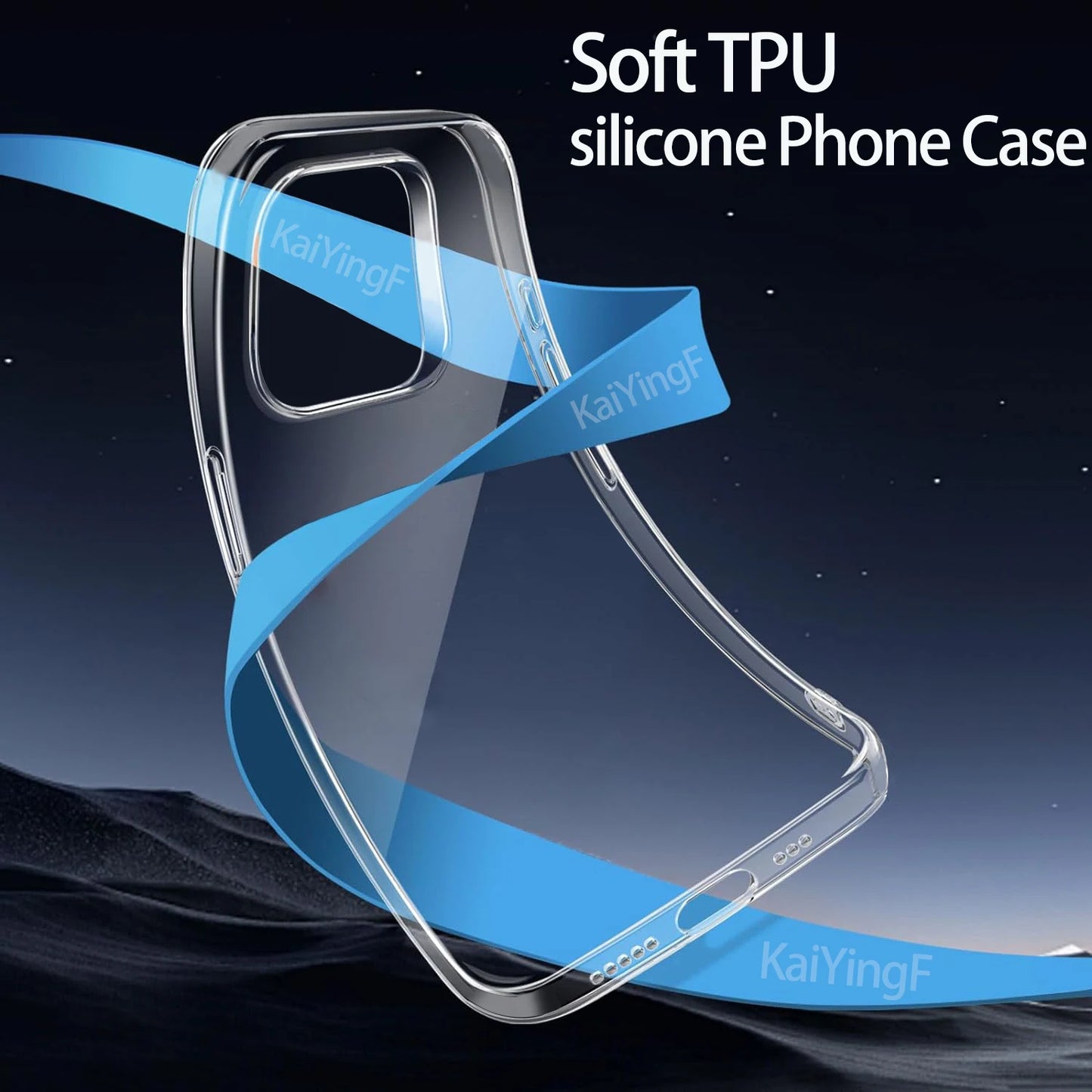 Transparent phone case suitable for iPhone 16 15 11 12 13 14 Pro Max
