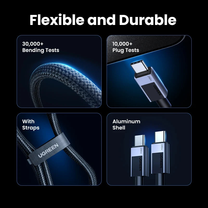 UGREEN PD 240W USB C to USB C Cable PD3.1 Fast Charge for MacBook