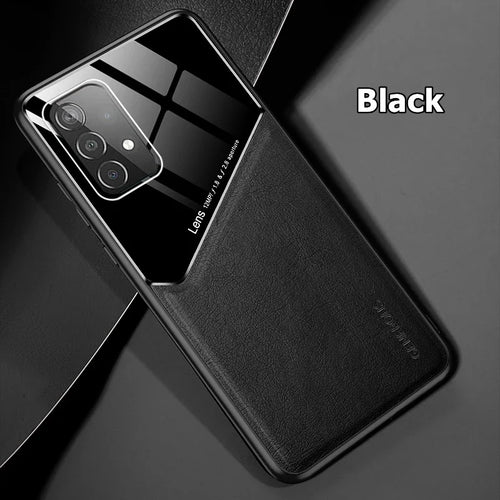 Luxury Leather Lens Protection Case For Samsung Galaxy M32 M53 M52 M23