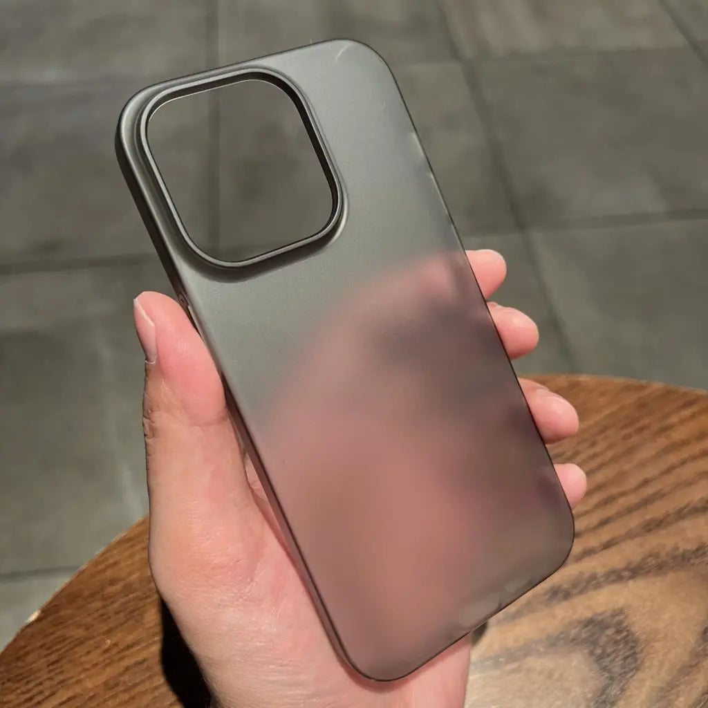 Ultra Thin Matte Hard PC Translucent Clear Phone Case for iPhone 15 14
