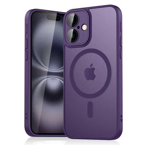 Luxury Magnetic Matte Translucent Armor Shockproof Case For iPhone 11