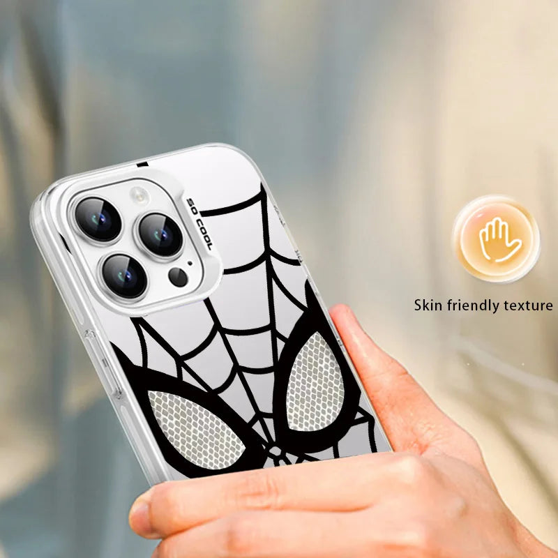 Superhero Spiderman Colored Color Phone Case for IPhone 16 15 14 13 12