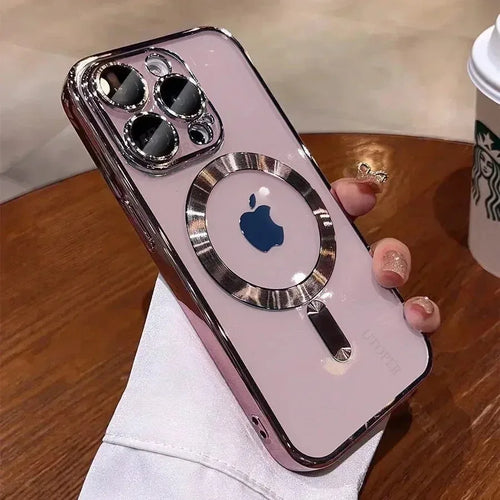 Plating Soft TPU Full Lens Protect Case For iPhone 15 14 13 12 11 Pro