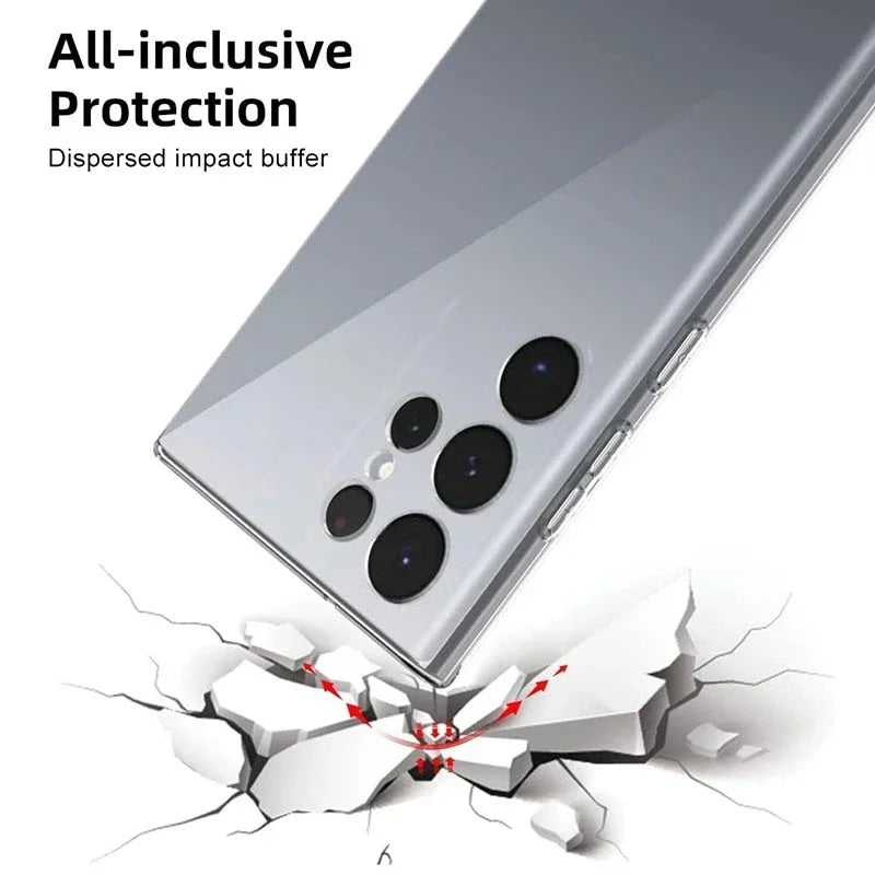 Soft Silicone Clear Phone Case For Samsung A53 A13 A52 A12 A54 A23 A32