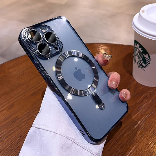 Plating Soft TPU Full Lens Protect Case For iPhone 15 14 13 12 11 Pro