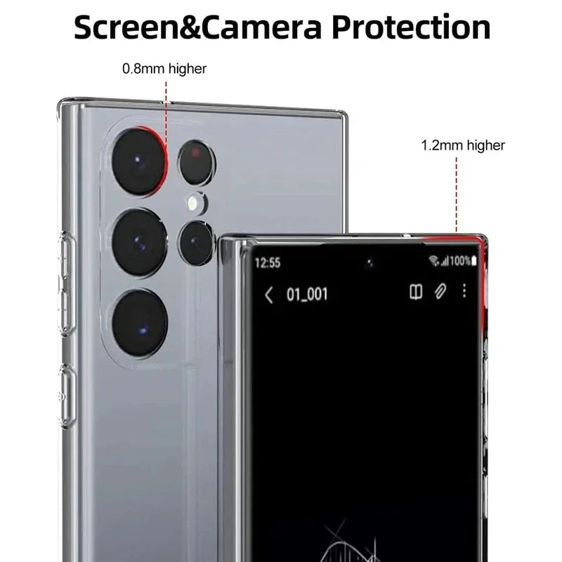 Soft Silicone Clear Phone Case For Samsung A53 A13 A52 A12 A54 A23 A32