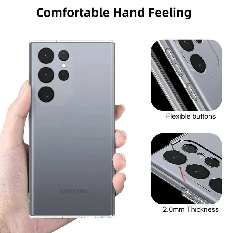 Soft Silicone Clear Phone Case For Samsung A53 A13 A52 A12 A54 A23 A32