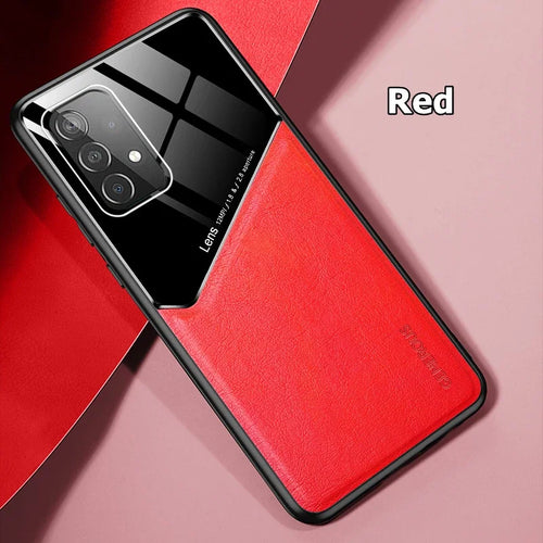 Luxury Leather Lens Protection Case For Samsung Galaxy M32 M53 M52 M23