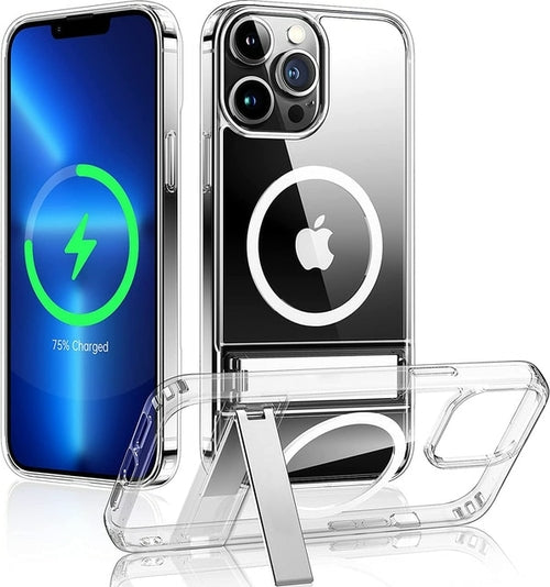 Clear Magnetic Phone Case Iphone 14 Pro Max 13 12 11 Mini Back Cover