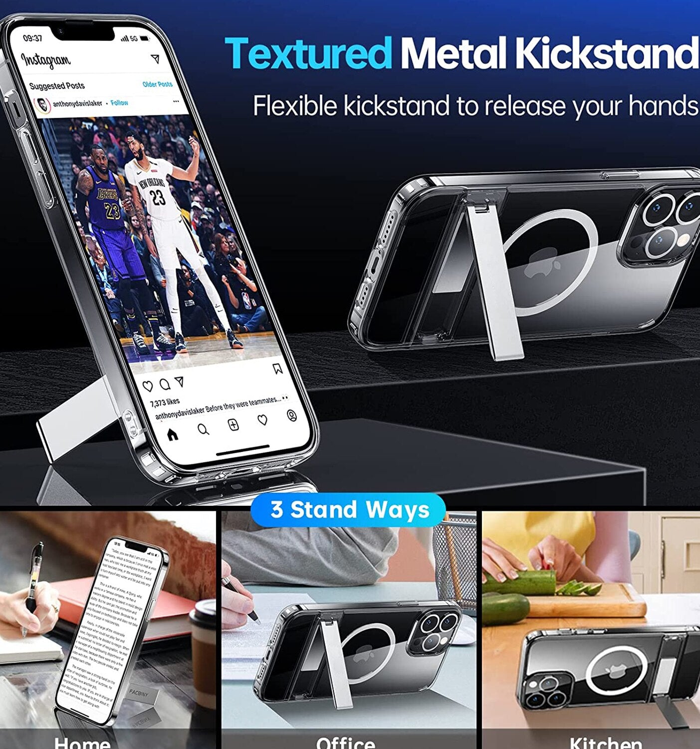 Clear Magnetic Phone Case Iphone 14 Pro Max 13 12 11 Mini Back Cover