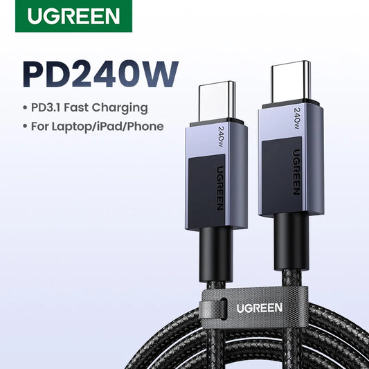 UGREEN PD 240W USB C to USB C Cable PD3.1 Fast Charge for MacBook